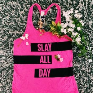 Pink Workout Tank Top